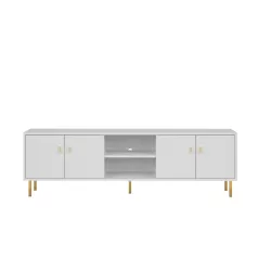 Piano Tv szekrény 4D fehér