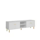 Piano Tv szekrény 4D fehér