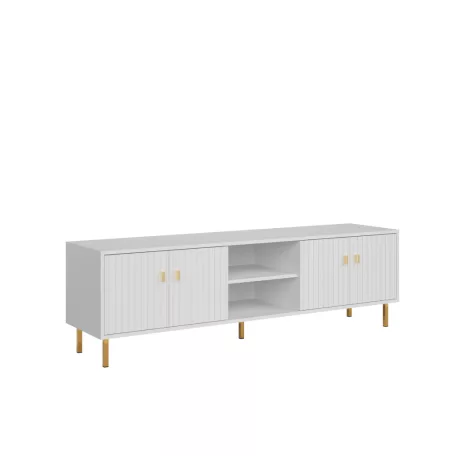 Piano Tv szekrény 4D fehér