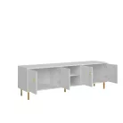 Piano Tv szekrény 4D fehér