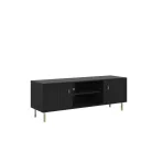 Piano Tv szekrény 2D fekete