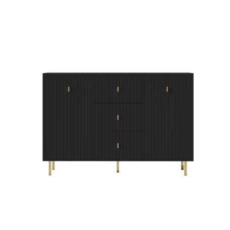 Piano komód 2D3S fekete