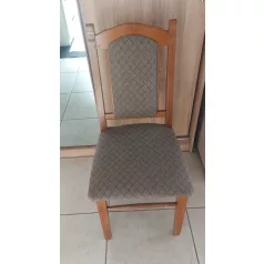 Universal szék, étkezőszék P43 - barna szövettel