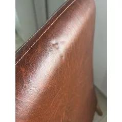 Berta szék, étkezőszék arin - barna textilbőr - S5