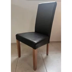   Berta szék, étkezőszék calvados - sötétbarna textilbőr - S12