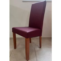   Berta szék, étkezőszék calvados - bordó textilbőr - S22