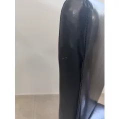 Berta szék, étkezőszék wenge - barna textilbőr - S12