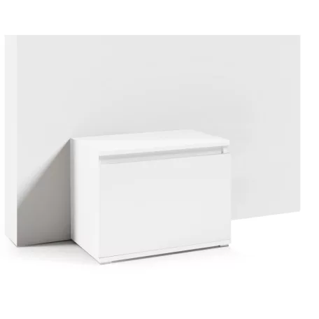 Blum 2 kárpitozott előszobafal, fehér - krém 01