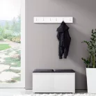 Blum 5 kárpitozott előszobafal, fehér - fekete 16