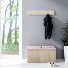   Blum 5 kárpitozott előszobafal, sonoma - rózsaszín 19 - egyedi
