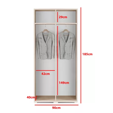 Blum 10 kárpitozott előszobafal tükörrel, artisan/fekete - oliva zöld 27 - egyedi