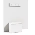 Blum 11 kárpitozott előszobafal tükörrel, fehér - krém 01