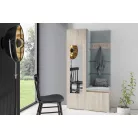 Blum 13 kárpitozott előszobafal tükörrel, sonoma - szürke 14