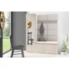 Blum 14 kárpitozott előszobafal tükörrel, sonoma - krém 01