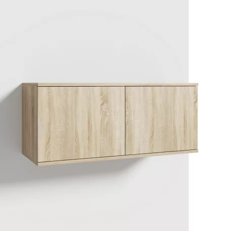 Blum 16 kárpitozott előszobafal tükörrel, sonoma - krém 01