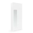 Blum 17 kárpitozott előszobafal tükörrel, fehér - narancssárga 25 - egyedi