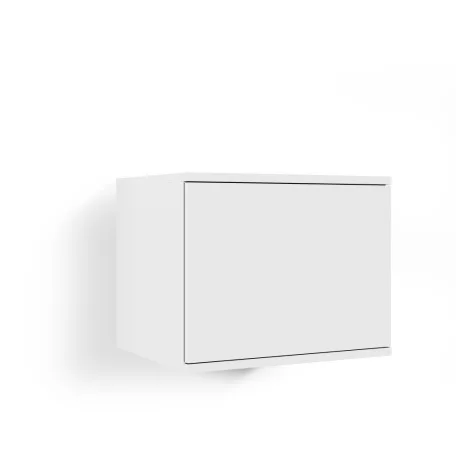 Blum 18 kárpitozott előszobafal tükörrel, fehér - krém 01