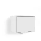 Blum 18 kárpitozott előszobafal tükörrel, fehér - sötétzöld 28 - egyedi