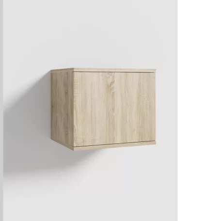 Blum 18 kárpitozott előszobafal tükörrel, sonoma - krém 01