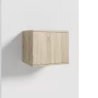 Blum 18 kárpitozott előszobafal tükörrel, sonoma - azúr 13 - egyedi