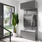 Blum 23 kárpitozott előszobafal, grafit - szürke 15
