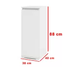 Blum 25 kárpitozott előszobafal, fehér - krém 01