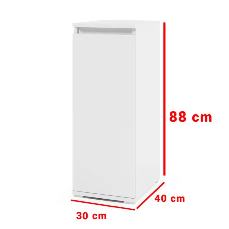 Blum 25 kárpitozott előszobafal, grafit - rubinvörös 24 - egyedi