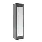 Blum 31 kárpitozott előszobafal tükörrel, grafit - sötétzöld 28 - egyedi