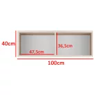 Blum 32 kárpitozott előszobafal tükörrel, fehér - rózsaszín 23 - egyedi