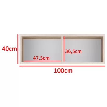 Blum 32 kárpitozott előszobafal tükörrel, grafit - sötétkék 31 - egyedi
