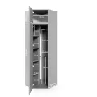 Blum 37 kárpitozott előszobafal tükörrel, fehér - krém 01