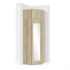 Blum 37 kárpitozott előszobafal tükörrel, sonoma - bézs 02