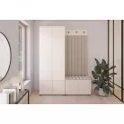 Rayo 1 kárpitozott előszobafal, kasmír - krém 02