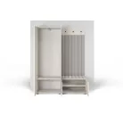 Rayo 1 kárpitozott előszobafal, kasmír - krém 02