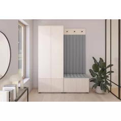 Rayo 1 kárpitozott előszobafal, kasmír - szürke 14