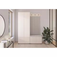 Rayo 1 kárpitozott előszobafal, kasmír - ezüst 32