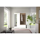 Sevilla 1 kárpitozott előszobafal, artisan/fehér - barna 06