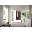 Sevilla 1 kárpitozott előszobafal, artisan/fehér - barna 08