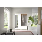 Sevilla 1 kárpitozott előszobafal, artisan/fehér - szürke 14