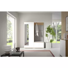   Sevilla 1 kárpitozott előszobafal, artisan/fehér - szürke 14