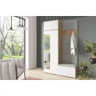 Sevilla 2 kárpitozott előszobafal, artisan/fehér - szürke 14