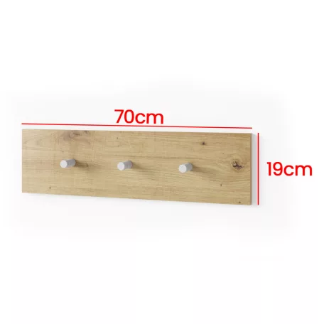 Sevilla 2 kárpitozott előszobafal, artisan/fehér - rózsaszín 23- egyedi