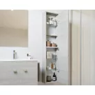 Zaffiro Magasszekrény fényes fehér