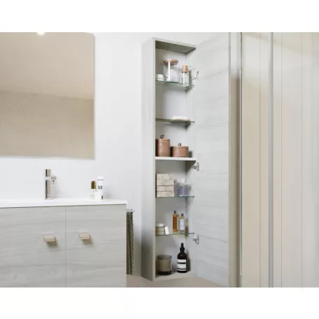 Zaffiro Magasszekrény fényes fehér