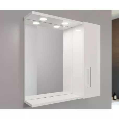 Smart 65cm-es két ajtós fürdőszobaszekrény + mosdó