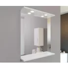 Smart 65cm-es két ajtós fürdőszobaszekrény + mosdó