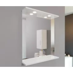 Smart 65cm-es két ajtós fürdőszobaszekrény + mosdó