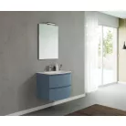 Armonia 70 cm-es fürdőszobaszekrény tengerkék + mosdó