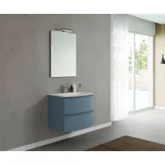 Armonia 70 cm-es fürdőszobaszekrény tengerkék + mosdó