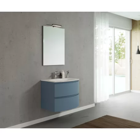 Armonia 70 cm-es fürdőszobaszekrény tengerkék + mosdó